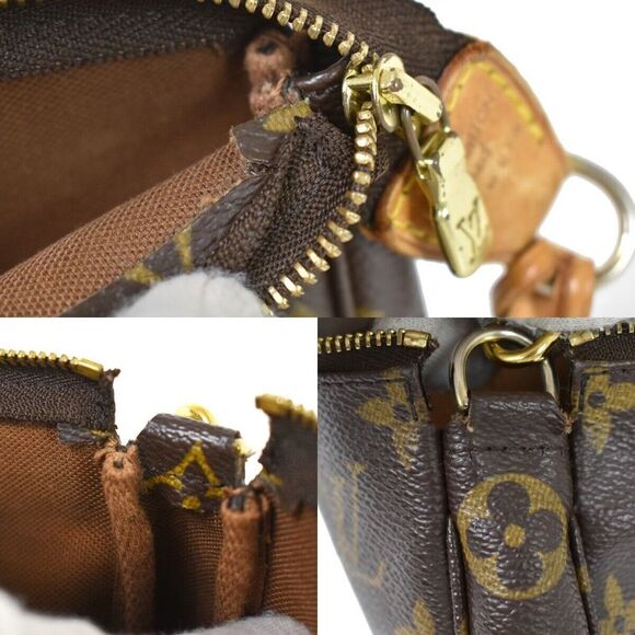 Louis Vuitton Pochette Accessoires Brown Canvas Clutch Bag (Pre-Owned) - Picture 10 of 12